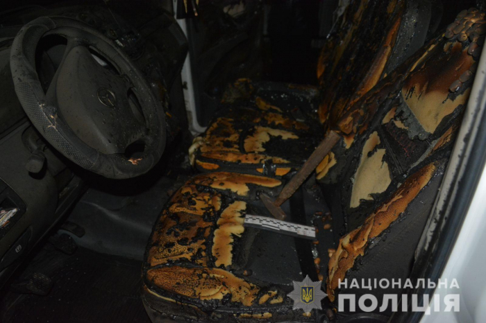 Нічний підпал автівки у Тячеві: інформація від правоохоронців