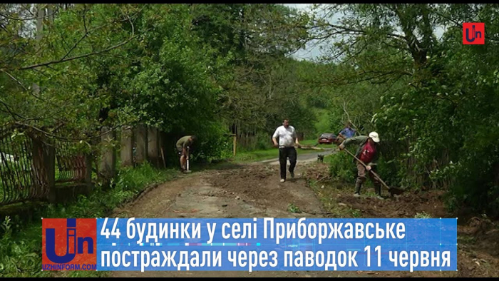 Понад 40 будинків у селі Приборжавське постраждали через паводок (ВІДЕО)