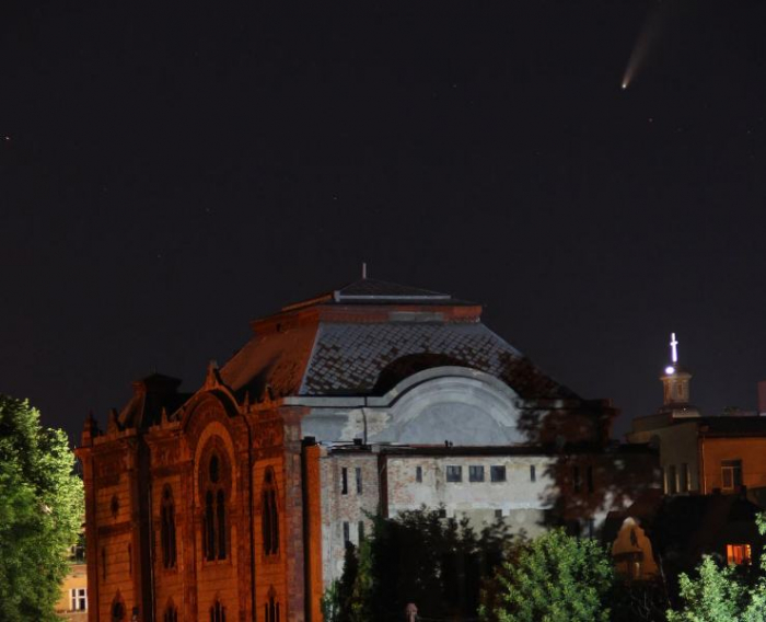 Космічна гостя: комета Neowise очима ужгородського вчителя (ФОТО)