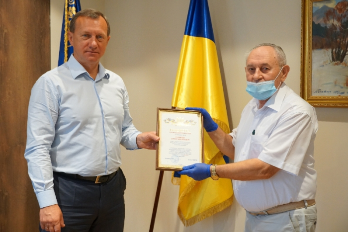 Міський голова Ужгорода Богдан Андріїв сьогодні зустрівся з професором Сергієм Туряницею
