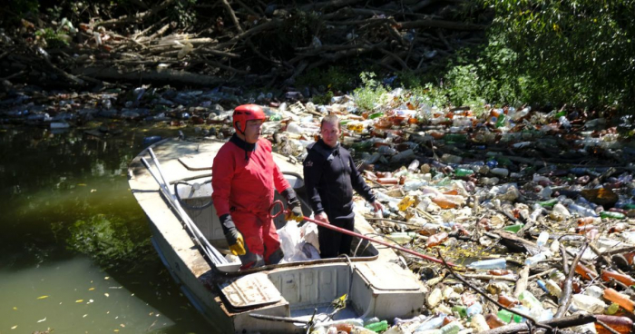 110 кубометрів сміття витягнули з річки Боржава на Закарпатті
