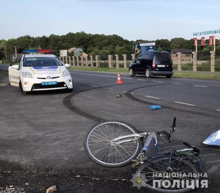 У Виноградові сталася ДТП, внаслідок якої загинув велосипедист