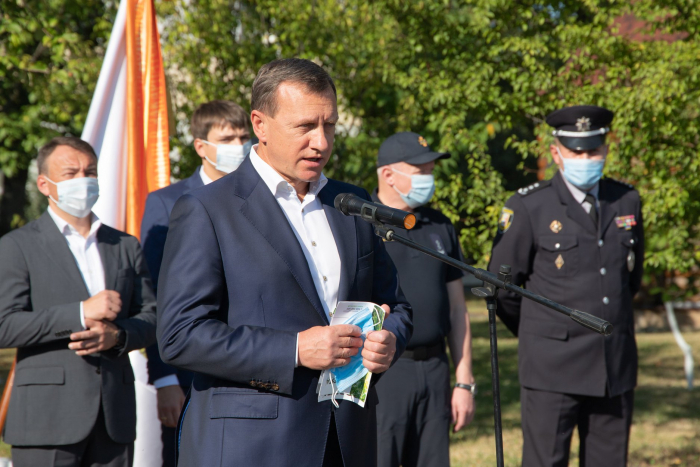 Богдан Андріїв привітав ужгородських рятувальників із нагоди професійного свята