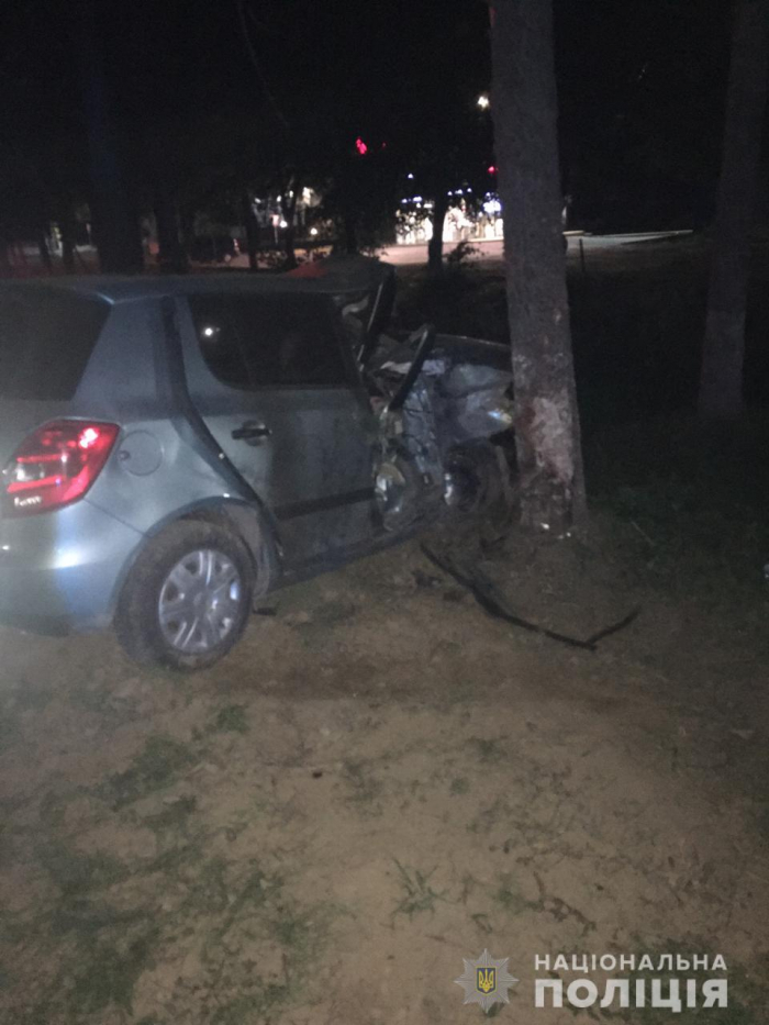 23-річна нетвереза водійка врізалася в дерево, загинула 19-річна пасажирка