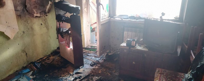 На Берегівщині під час пожежі у власній квартирі загинув 70-річний чоловік