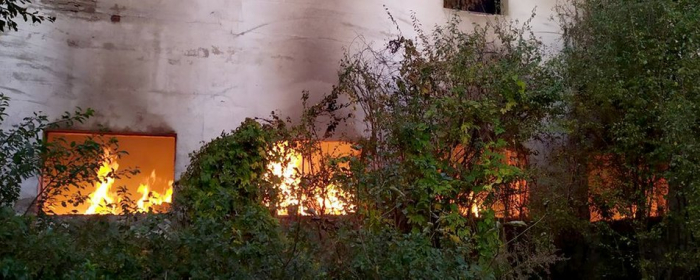 На Закарпатті під час пожежі у селі 40 тонн соломи та 20 тонн листя тютюну