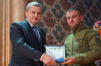 Урочистості з нагоди прийдешнього Дня захисника і захисниці України відбулися сьогодні в Ужгороді