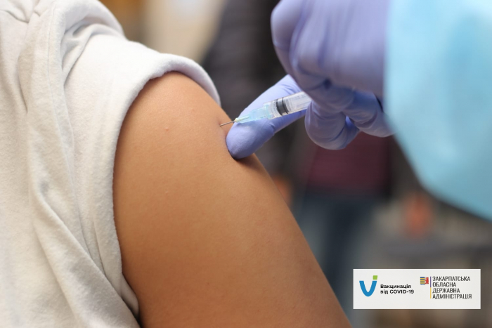 Майже на 20% зросли темпи вакцинації у Закарпатській області
