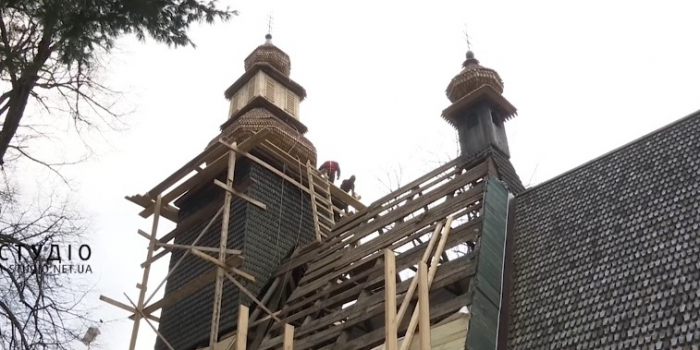 На Міжгірщині проводять реконструкцію родзинки краю – дерев’яної церкви Святого Духа