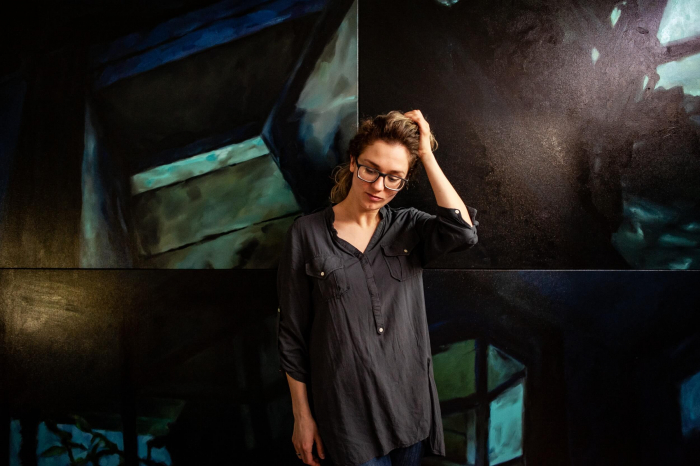 Художниця Наталія Тарнай відкрила мультимедійну виставку в себе вдома: Як це було (ФОТО)