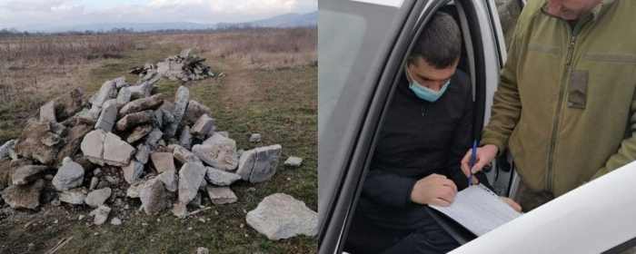 За вивіз будівельного сміття закарпатець сплатить штраф
