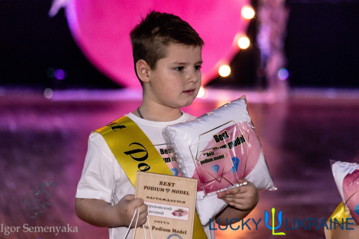 7-річний Євген Смерековський з Ужгорода отримав титул «BEST PODIUM MODEL»