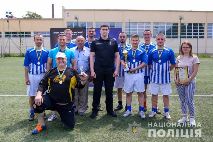 В Ужгороді відбулися змагання з міні-футболу серед поліцейських
