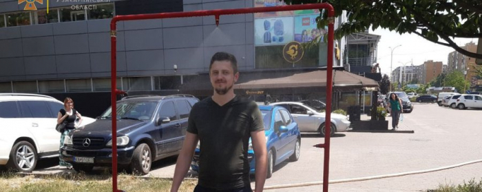 Рамку з розпилювачем встановили в Новому районі Ужгорода