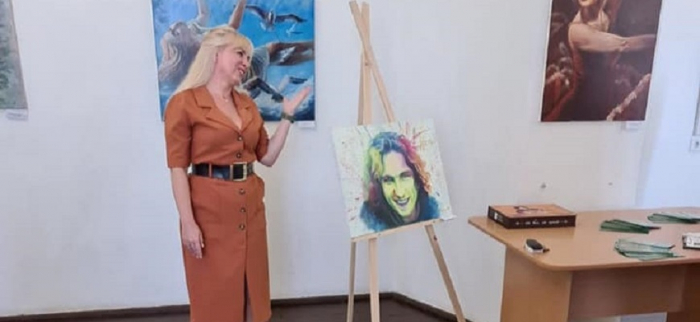 Свої роботи для закарпатців презентувала львівська художниця