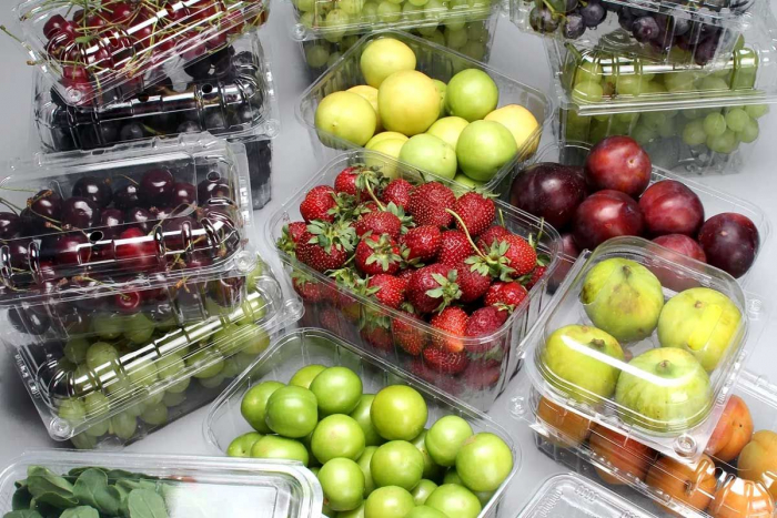 Пластиковые упаковки для ягод и овощей
