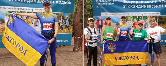 Ужгородка стала першою учасницею від Закарпаття на Кубку України зі скандинавської ходьби