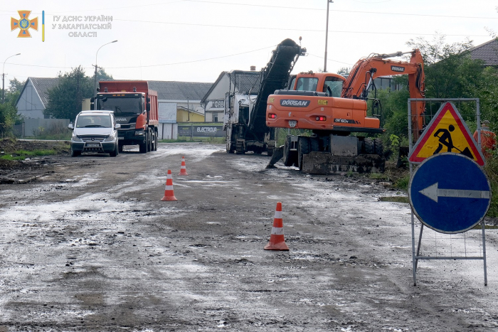 В Ужгороді стартував ремонт дороги, що сполучає пожежну частину з містом
