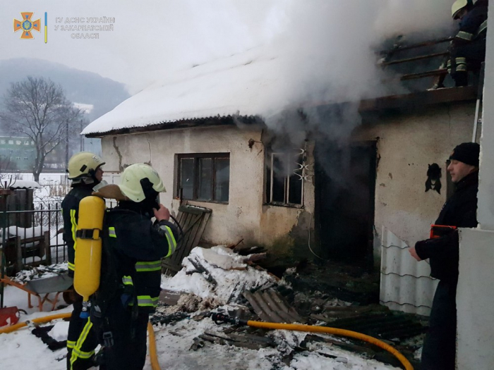 У Мукачівському районі внаслідок пожежі загинув чоловік
