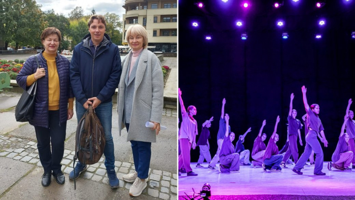Закарпатському волонтеру Андрію Любці передали зібрані гроші з концертів студії танцю "Бліц"