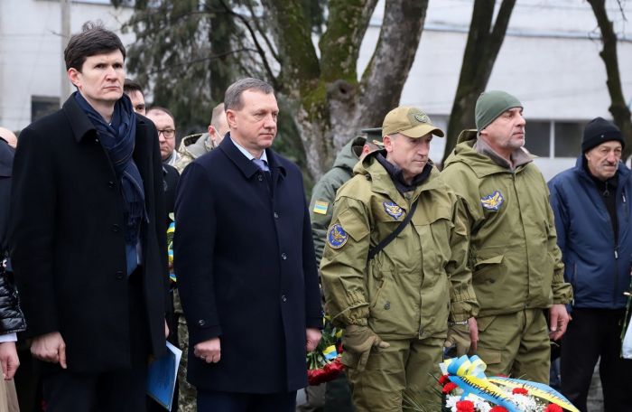 В Ужгороді вшанували учасників бойових дій на території інших держав