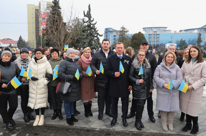 Богдан Андріїв: "Піднімаючи Прапор, символ нашої держави, ми показуємо нашу силу, єдність Закарпаття, всієї України!»