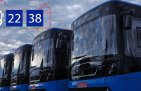 Актуальний графік руху комунальних автобусів на маршрутах №№22 та 38 в Ужгороді у будні