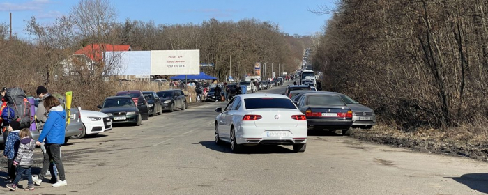 Понад 168 тис. людей перетнули кордон на Закарпатті з початку вторгнення Росії