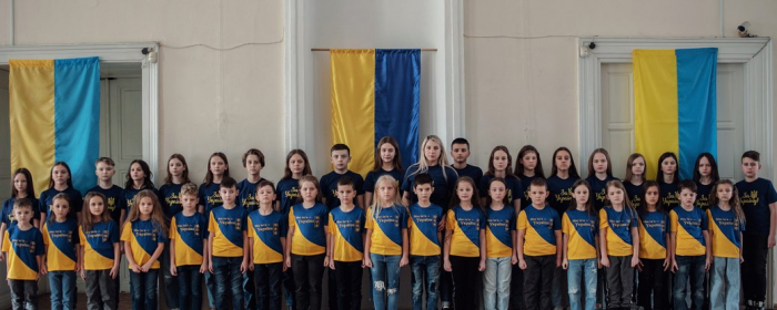 Ужгородські школярі заспівали пісню за Україну (ВІДЕО)