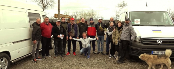 Дворазовий олімпійський чемпіон Маркус Васмаєр привіз гуманітарну допомогу з Німеччини в Україну