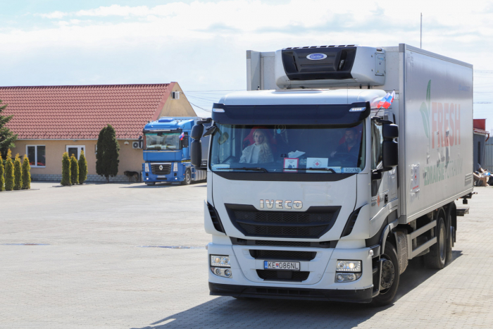 Гуманітарну допомогу привезли в Ужгород зі словацького міста Кошице, –  44 тонни вантажу