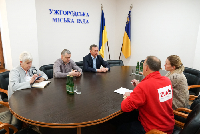 Міський голова Ужгорода зустрівся з представником  ZOA в Україні. Що обговорили?