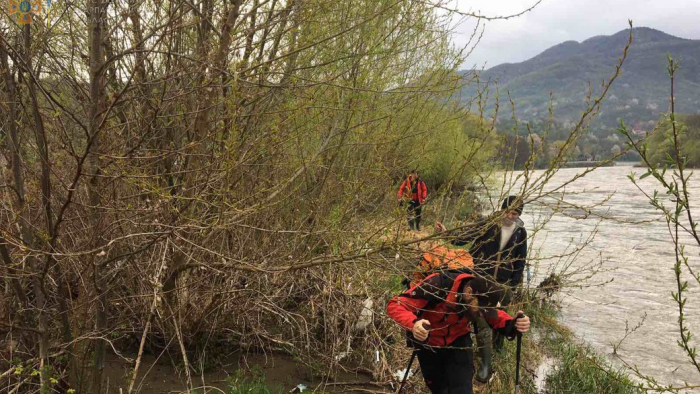 На Закарпатті рятувальники майже два тижні шукають чоловіка, який з'їхав у річку на авто