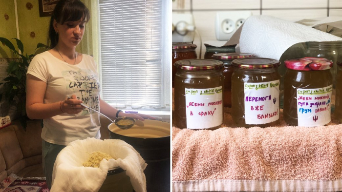 Ужгородка Ольга Кобрин готує для військових сироп з бузини (ФОТО, ВІДЕО)