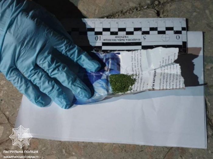 Патрульні роти ТОР виявили чоловіка, який мав із собою речовини, схожі на наркотичні