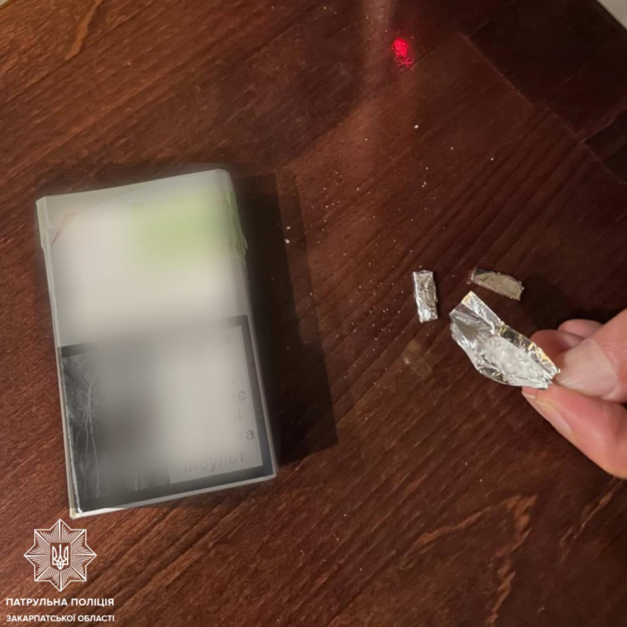Впродовж доби в Ужгороді двічі виявили у громадян речовини, схожі на наркотичні