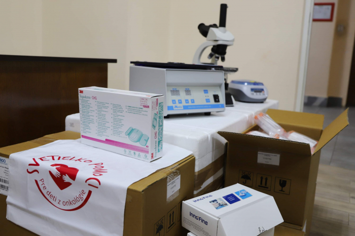 Ужгородська міська дитяча клінічна лікарня отримала чергову допомогу від словацьких партнерів