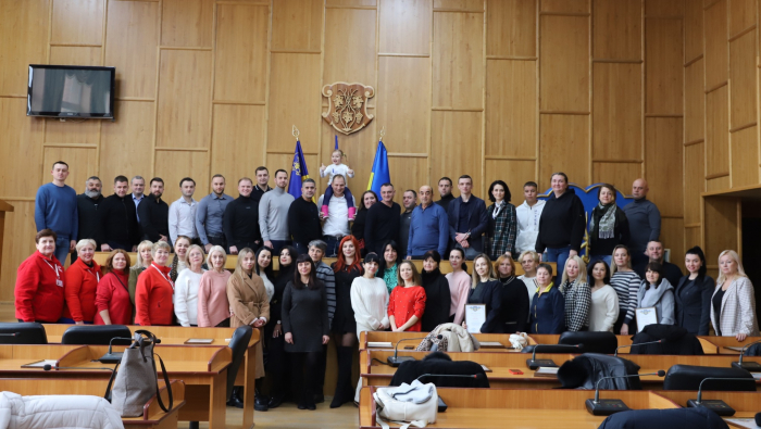 В Ужгородській міській раді нагородили волонтерів