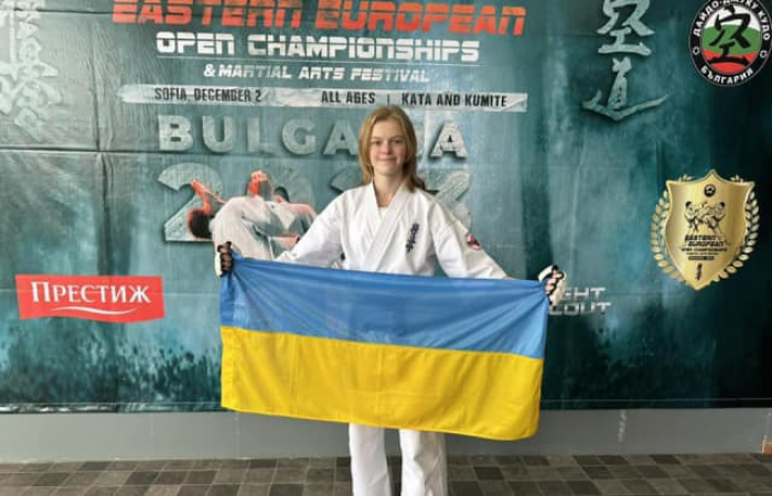 Юна мукачівка стала чемпіонкою Європи з кіокушин карате

