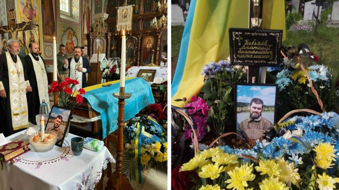 На Закарпатті попрощалися із полеглим на війні Анатолієм Бібіковим