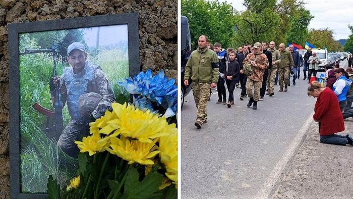 На Закарпатті попрощалися із загиблим воїном Вадимом Сідеєм