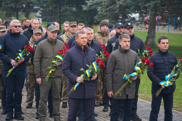 1000 днів від початку повномасштабної війни. В Ужгороді вшанували пам'ять загиблих Героїв

