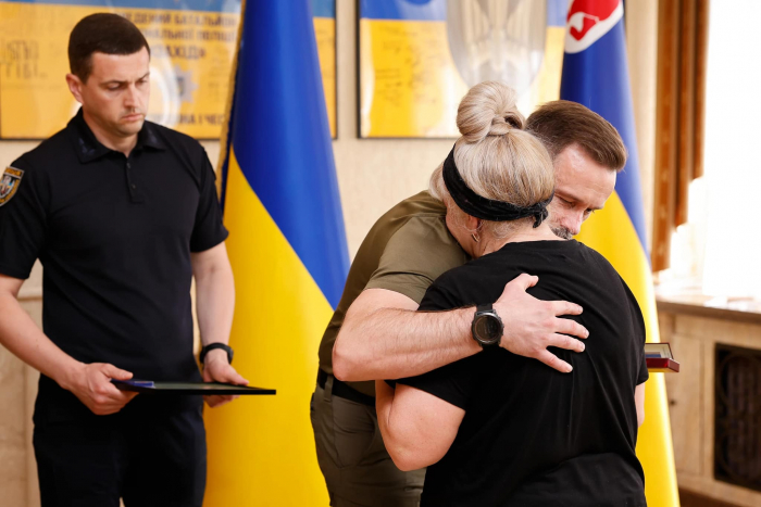 В Ужгороді вручили державні нагороди родинам полеглих поліцейських