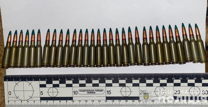 У Мукачеві поліція вилучила з незаконного обігу бойові гранати та набої до автоматичної зброї