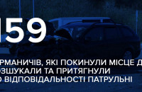 Із початку року закарпатські патрульні розшукали 159 водіїв, які покинули місце ДТП