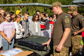 Нацгвардійці провели відкритий урок мужності для закарпатських школярів