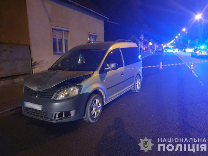 У Виноградові поліція затримала п?яного водія, який смертельно травмував пенсіонерку