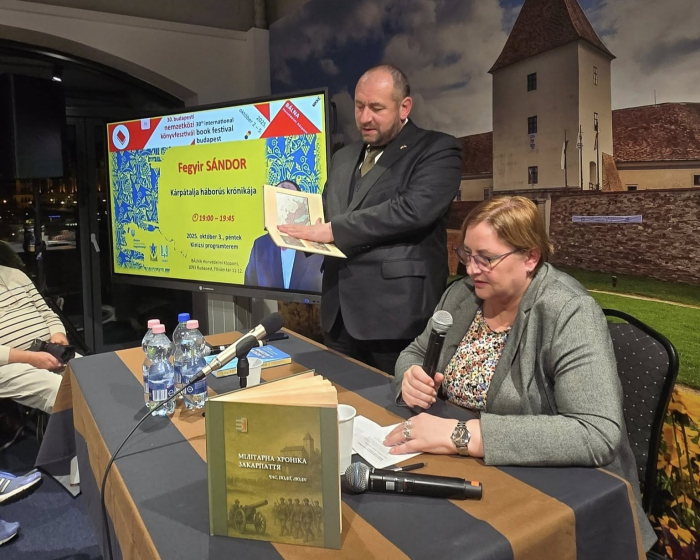 У Будапешті презентували книгу «Мілітарна хроніка Закарпаття»