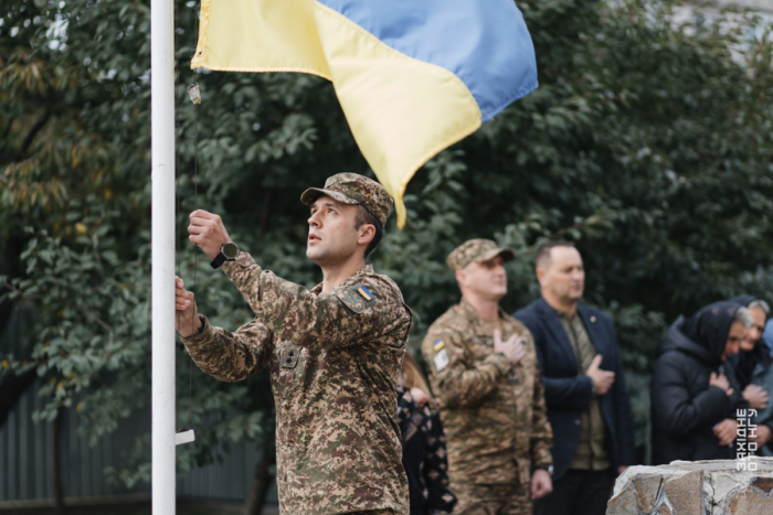 Меморіал загиблим Героям відкрили в Ужгороді  у військовій частині 3115 Нацгвардії