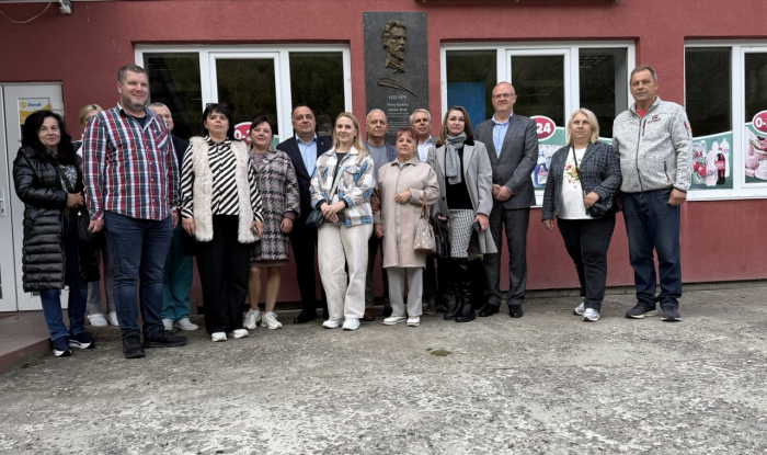 Пам’ятну дошку словацькому громадському діячеві та поету Янку Кралю встановили на Закарпатті